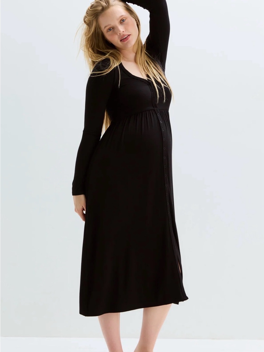 HATCH | The Softest Ribbed Nursing Dress | Small